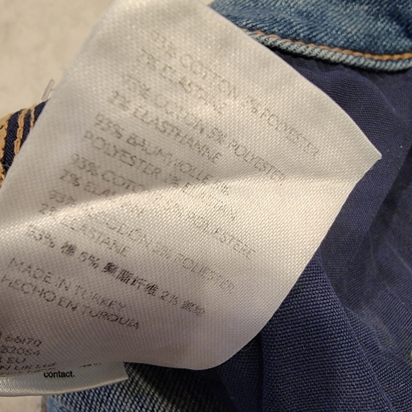 Free People Raw Hem High-Rise Skinny Jeans Sierra Blue NWT! - Picture 5 of 5